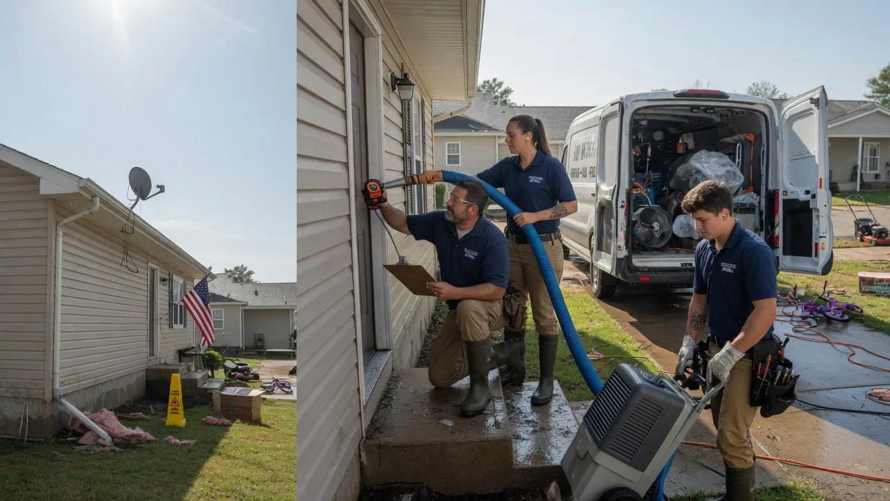 Ceiling Water Damage Restoration in Halliday, ND near me